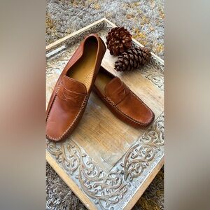 Cole Haan Men's Tan Leather Loafers